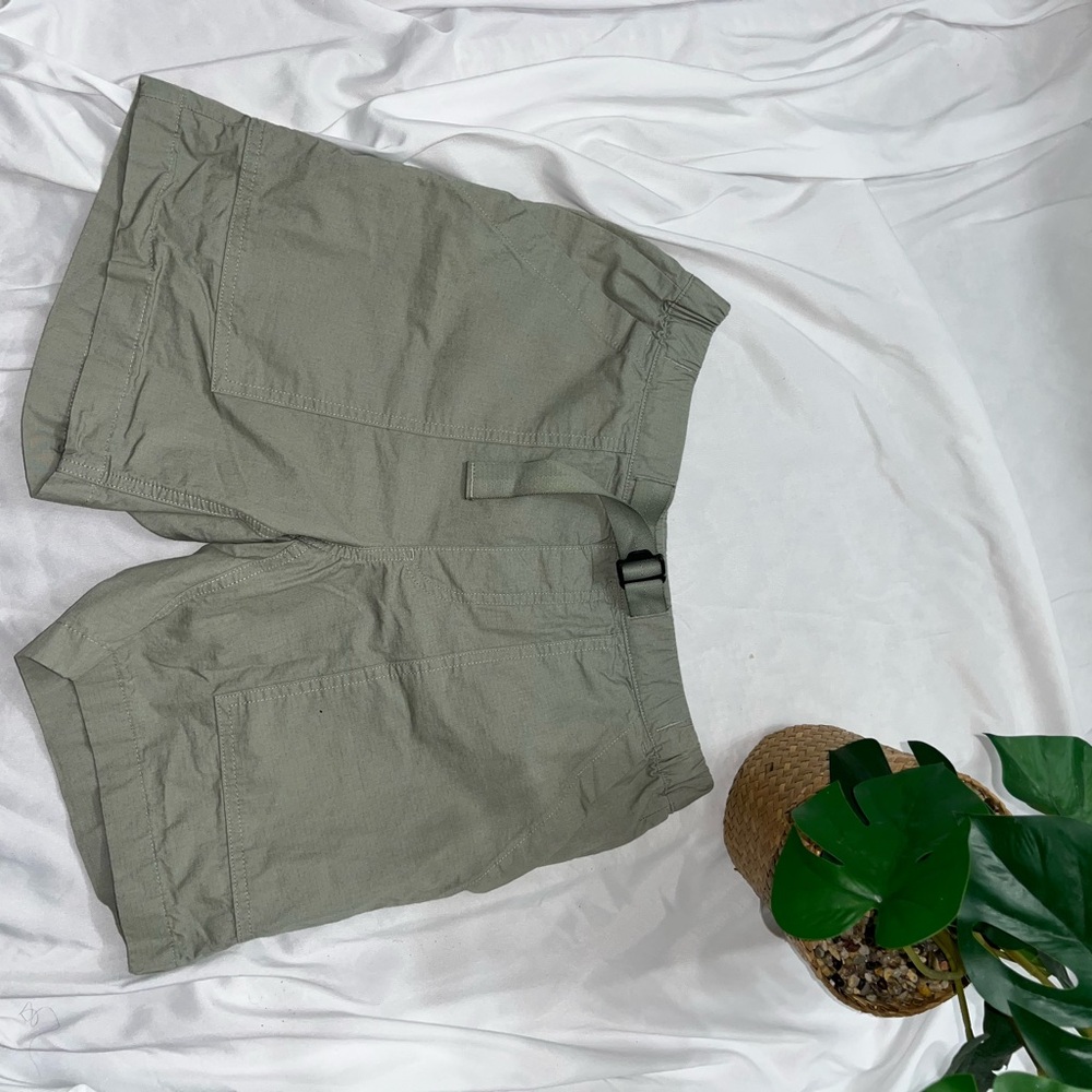 J. Crew Factory Green Cargo Shorts Relaxed Fit